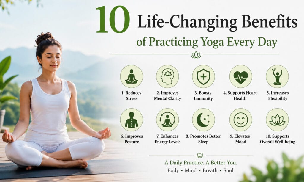 10 Benefits of Yoga Every Day