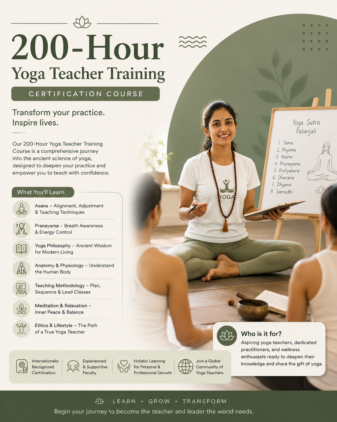 200 hour Yoga Teacher Training Online