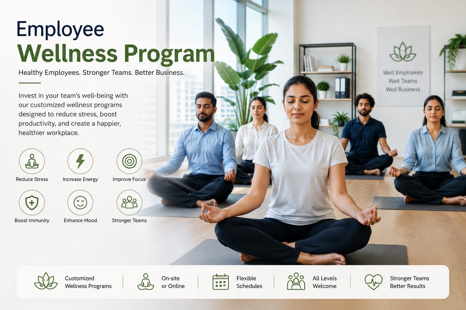 Corporate Yoga Programs for Employees