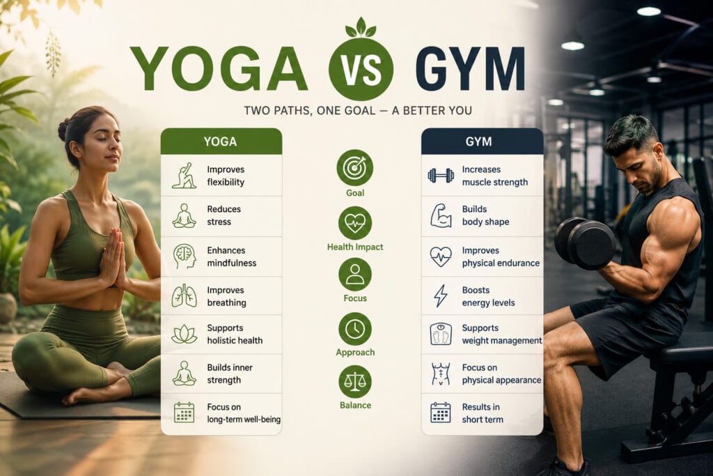 Yoga Vs Gym - Which is Better?